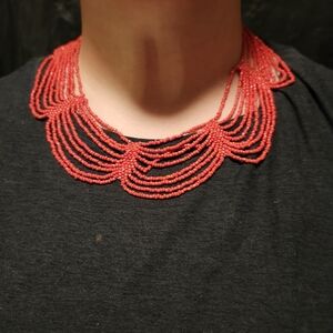 Hand beaded necklace
